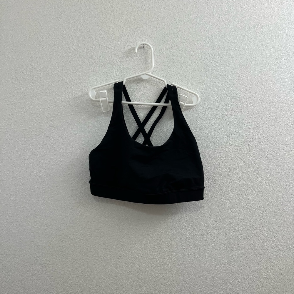 Lululemon black sports bra